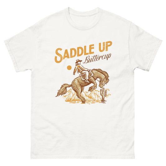 saddle up western vintage tee